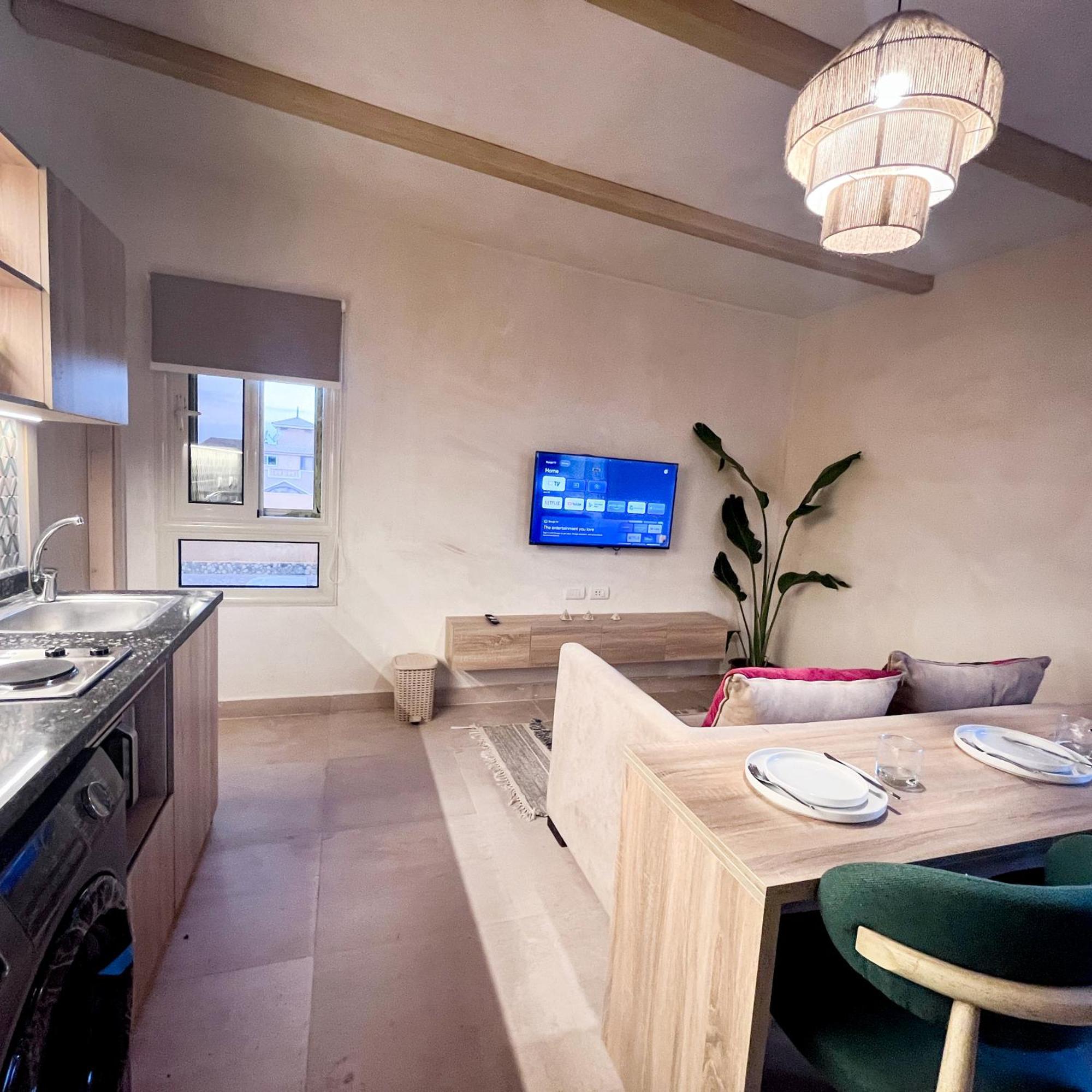 Boho Getaway With Pyramids View & Jacuzzi Lejlighed Giza Eksteriør billede